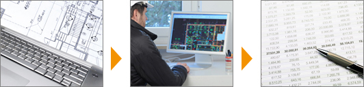 Moderne Planungssoftware (CAD, AVA, Kostenverfolgung...)